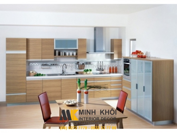 Tủ Bếp Gỗ Sồi Mỹ Giảm Giá 30%
