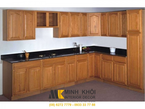 Tủ Bếp Gỗ Xoan Đào Tự Nhiên Giảm Giá 30%