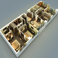 duyệt thiết kế nội thất 3d