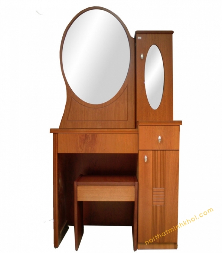 bàn trang điểm mdf xoan đào cửa lùa