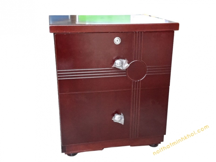 tủ đầu giường nâu cánh gián