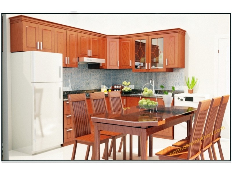 Tủ Bếp Gỗ Xoan Đào 1