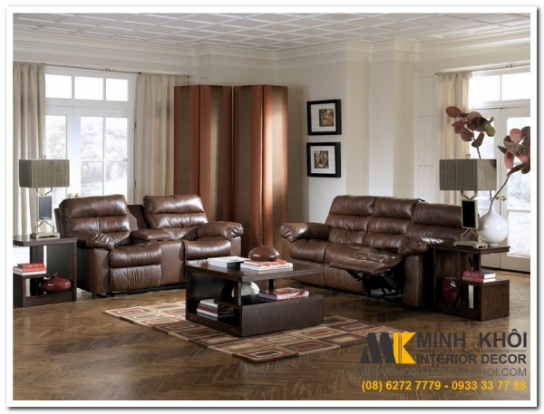 14 Mẫu ghế sofa màu nâu đẹp sang trọng