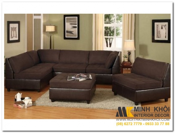 14 Mẫu ghế sofa màu nâu đẹp sang trọng