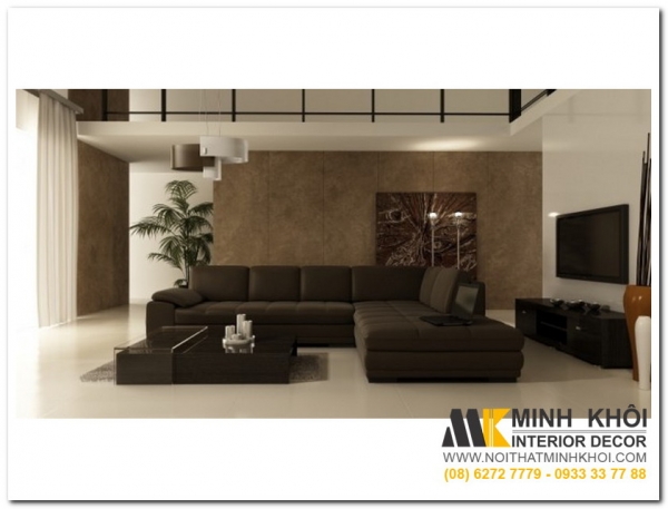 14 Mẫu ghế sofa màu nâu đẹp sang trọng