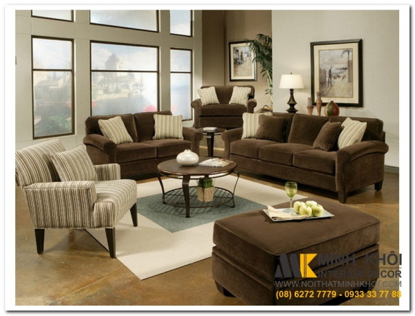 14 Mẫu ghế sofa màu nâu đẹp sang trọng