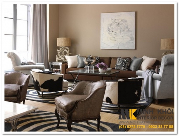 14 Mẫu ghế sofa màu nâu đẹp sang trọng