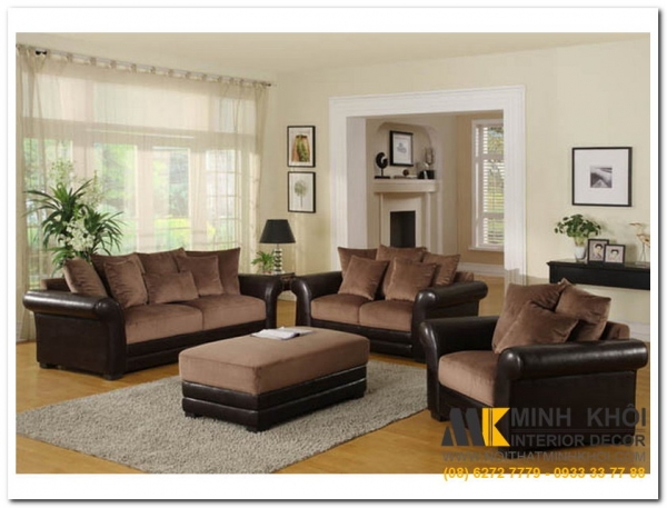 14 Mẫu ghế sofa màu nâu đẹp sang trọng