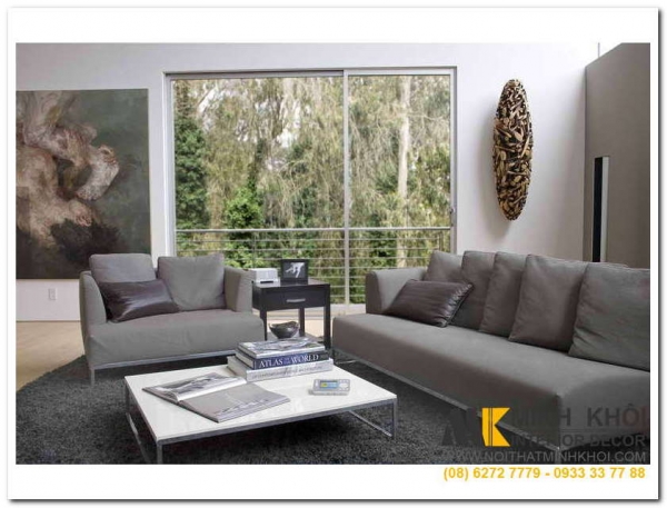 16 mẫu ghế sofa màu xám có thiết kế hiện đại đẹp