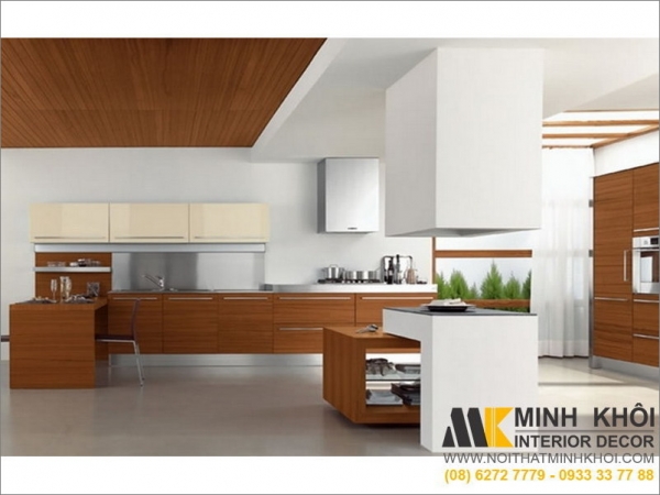 Đóng Tủ Bếp Gỗ Tự Nhiên Đẹp Giá Rẻ Giảm 30%