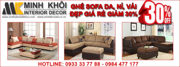 Ghế Sofa Đẹp Giá Rẻ Nhất TPHCM - Nội Thất Minh Khôi