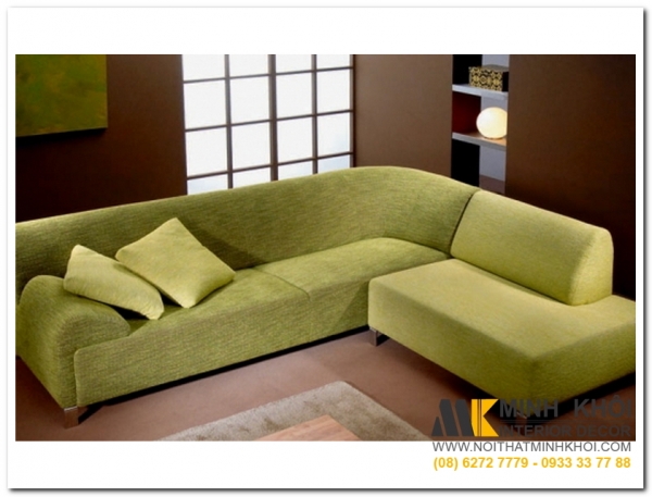 Một số mẫu ghế sofa phòng khách tông xanh lá đẹp