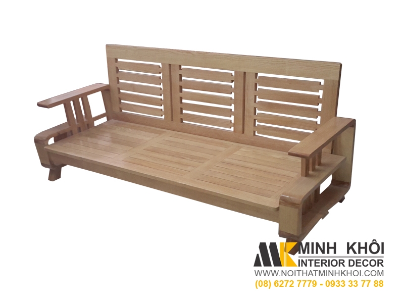 Sofa Gỗ Sồi Phòng Khách Cao Cấp