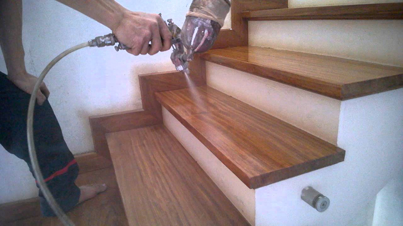 Thi Công Cầu Thang Gỗ Tự Nhiên