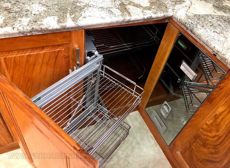 Thi Công Tủ Bếp Gỗ Tự Nhiên