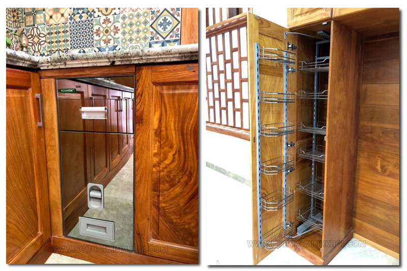 Thi Công Tủ Bếp Gỗ Tự Nhiên