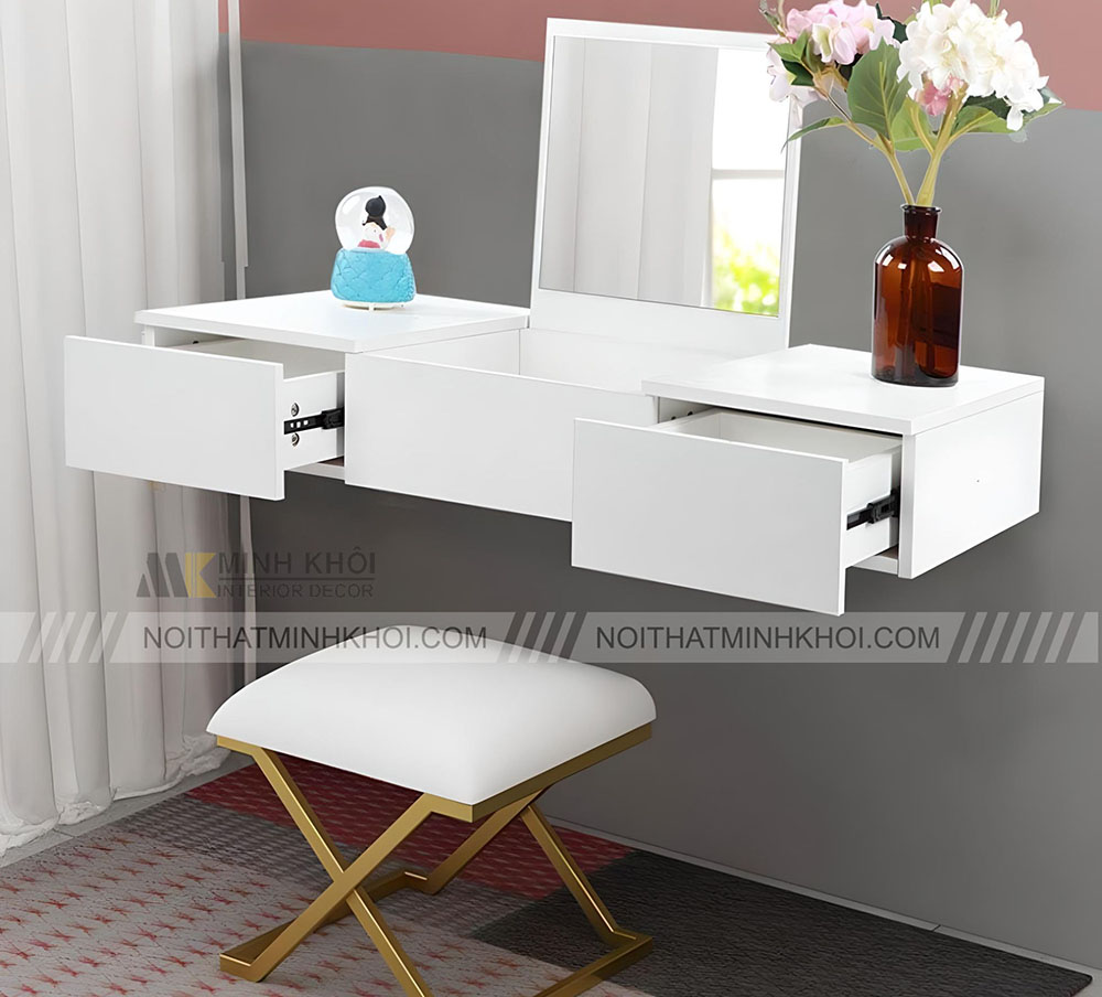 Bàn trang điểm Hàn Quốc treo tường