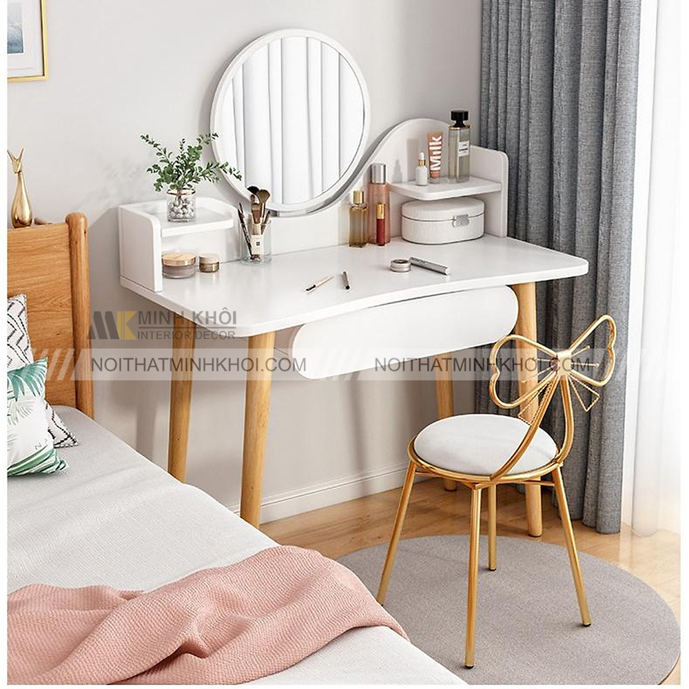  Bàn trang điểm có đèn LED kiểu Scandinavia