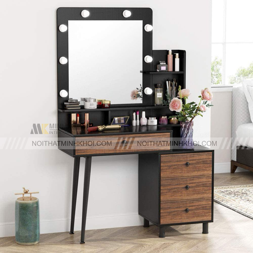 Bàn trang điểm có đèn LED kiểu Scandinavia