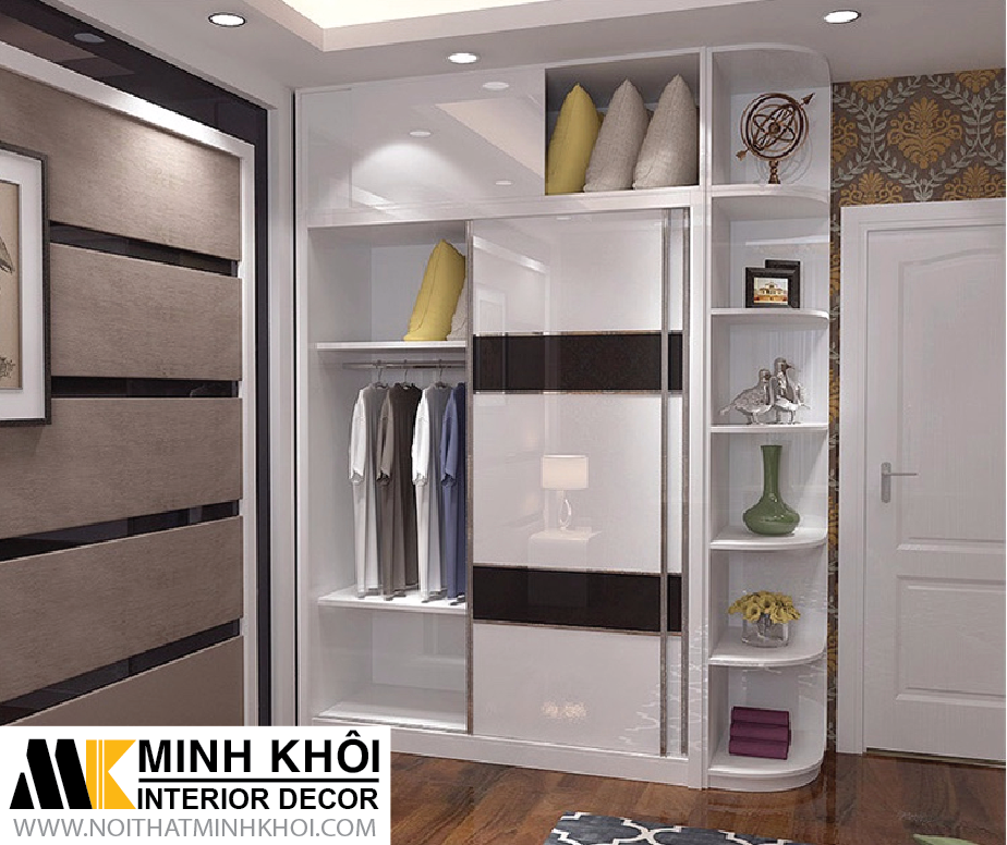 Tủ Quần Áo MFC Cao Cấp Màu Trắng