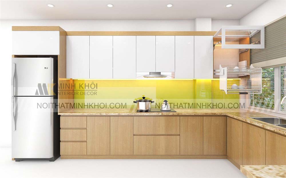 Tủ bếp cánh acrylic là gì