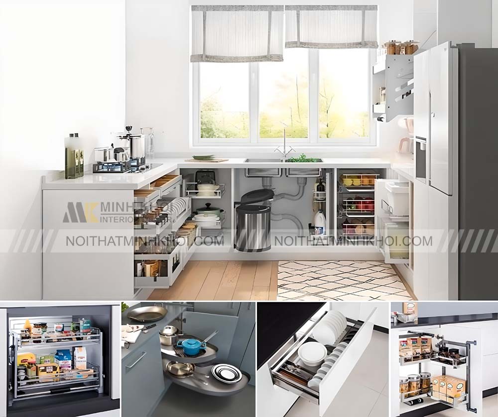 Đặc điểm nổi bật tủ bếp đa năng