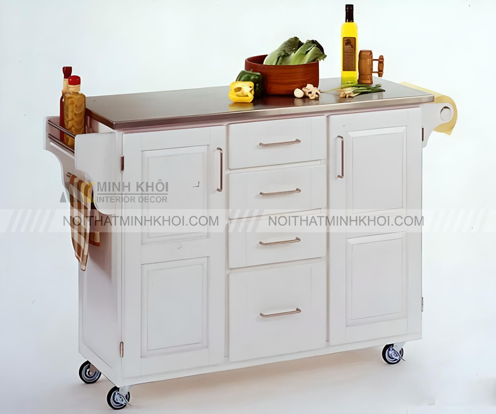 Tủ bếp làm từ gỗ công nghiệp