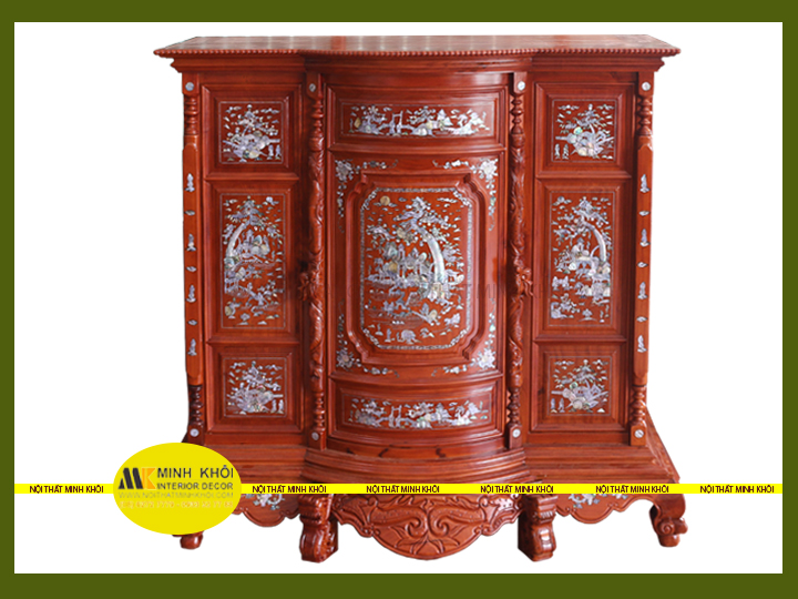Lựa chọn mẫu tủ thờ gia tiên cho phòng thờ gia đình