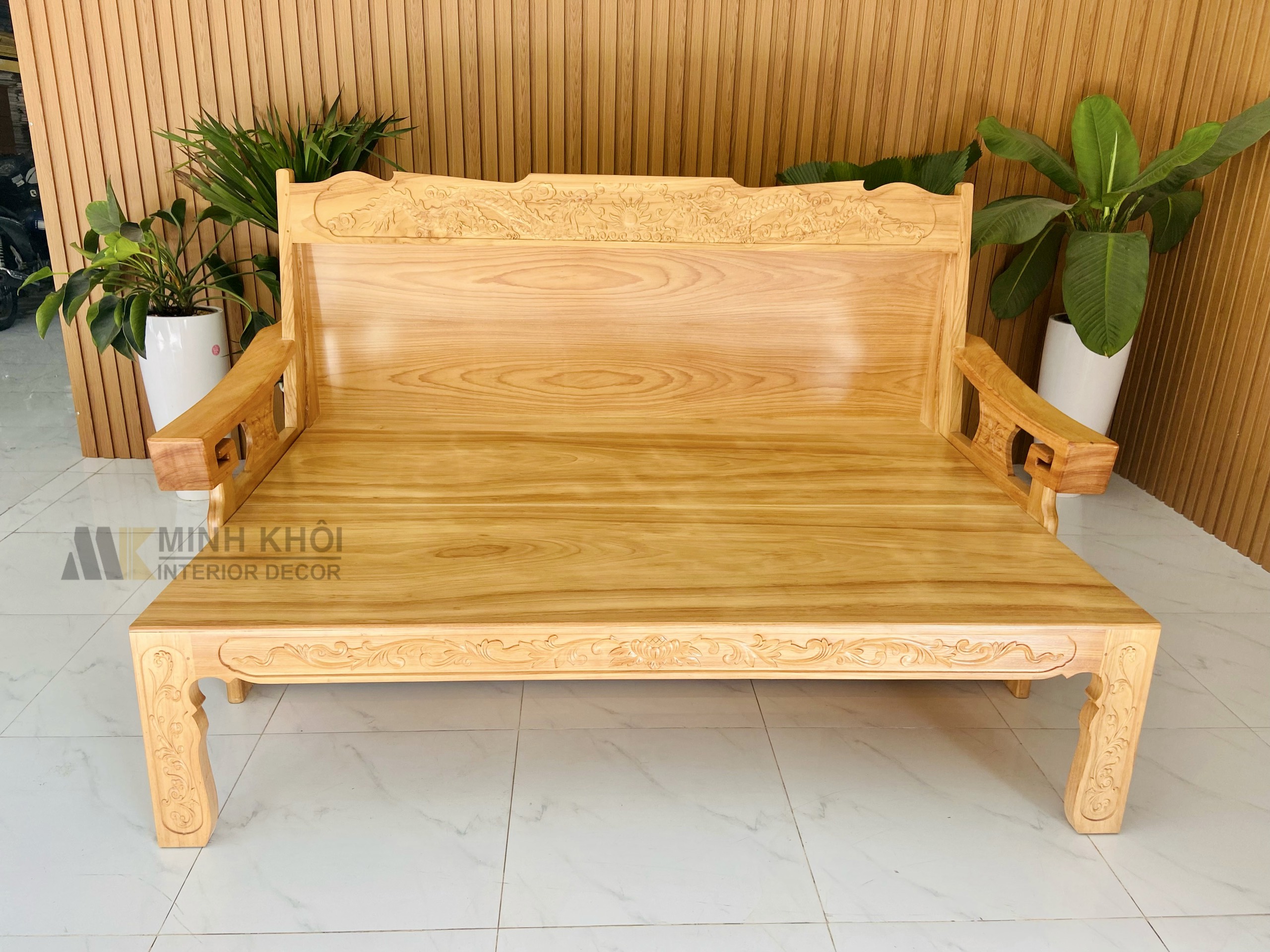 Ghế Trường Kỷ Gỗ Gõ Đỏ - GTK140