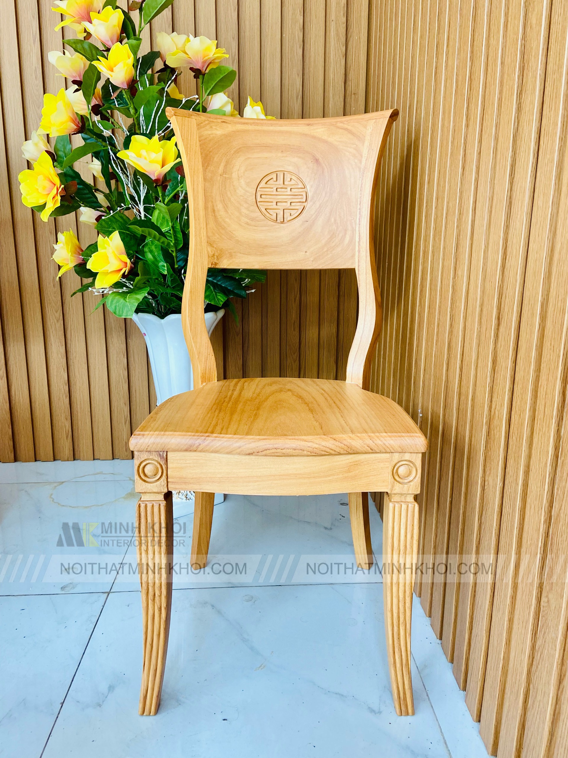 Bàn ăn 8 Ghế Gõ Đỏ - BA245