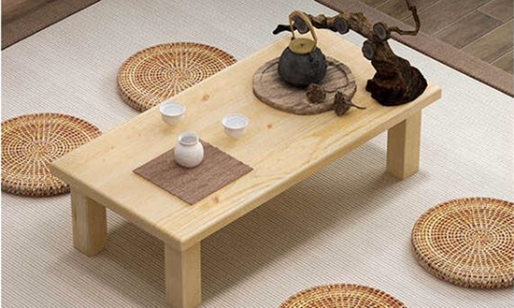 Bàn ăn, bàn trà ngồi bệt kiểu Hàn Quốc