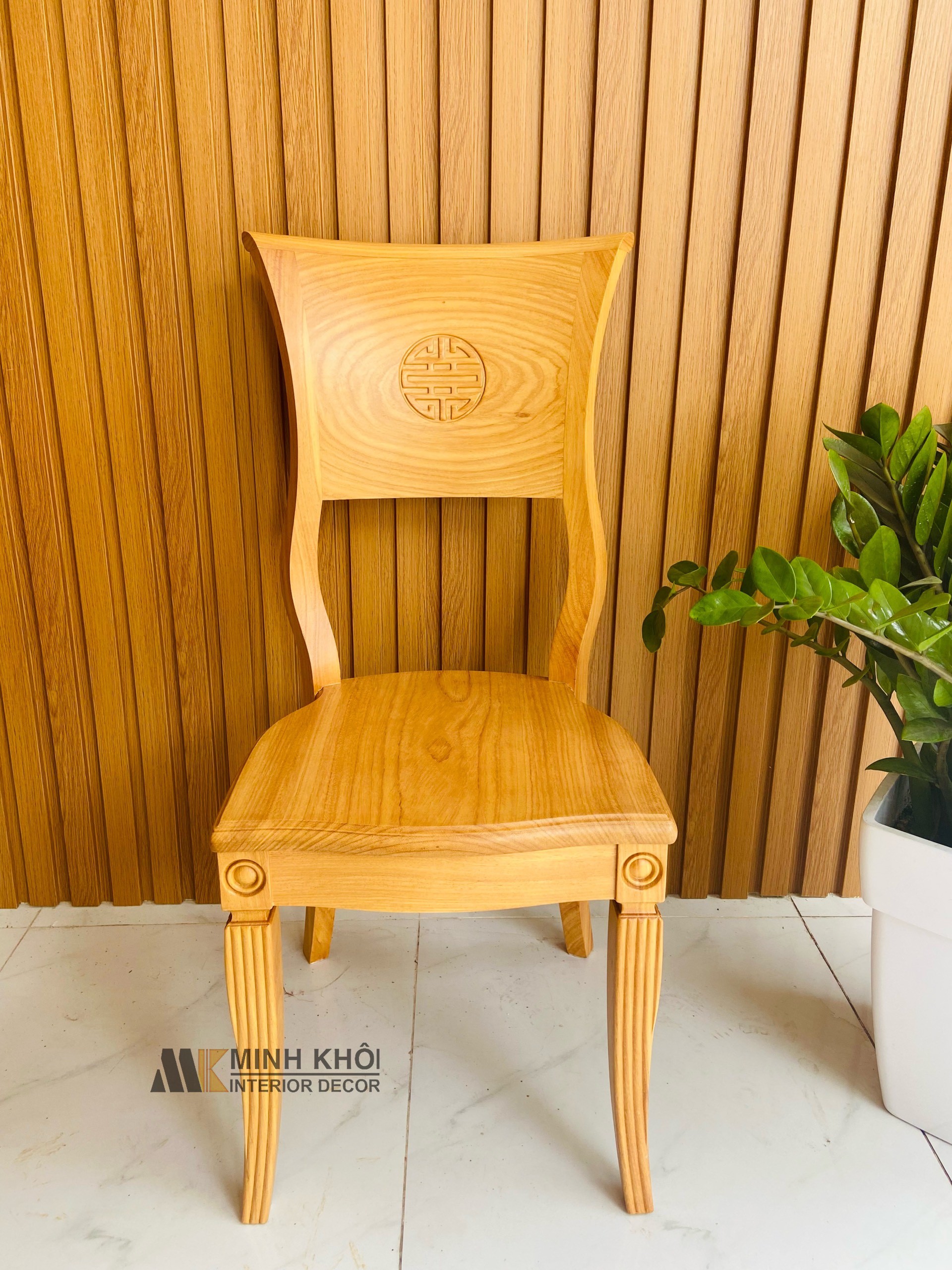 Bàn ăn gõ đỏ 6 ghế - BA1028