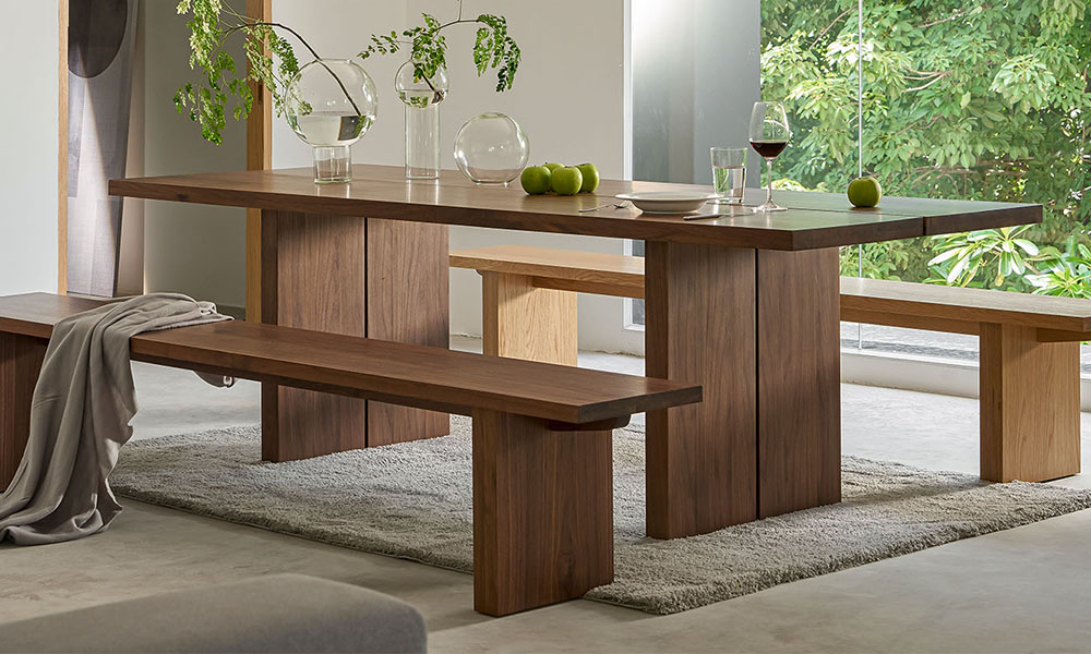 Mẫu Bàn Ăn Gỗ Óc Chó Đẹp