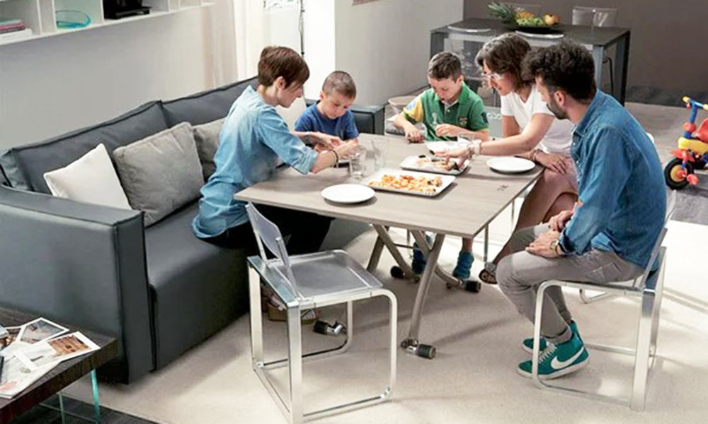 Mẫu Bàn Trà Kết Hợp Bàn Ăn Đẹp Tiện Ích?