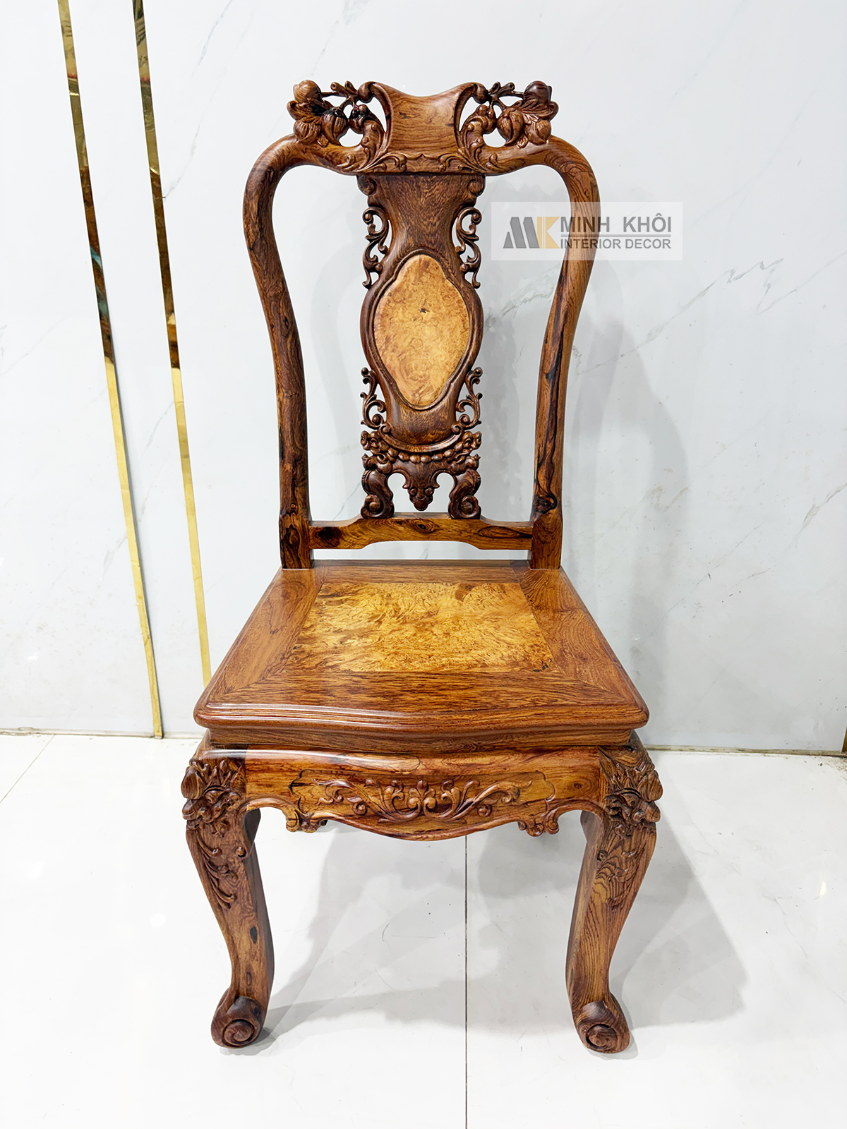 Bàn Ghế Ăn Gỗ Cẩm Lai 8 Ghế Cao Cấp - BA916