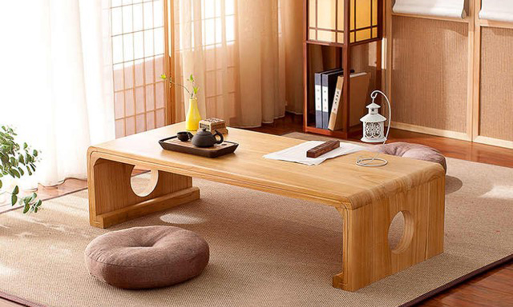 Bàn ăn thấp bệt phong cách Hàn Quốc thanh lịch