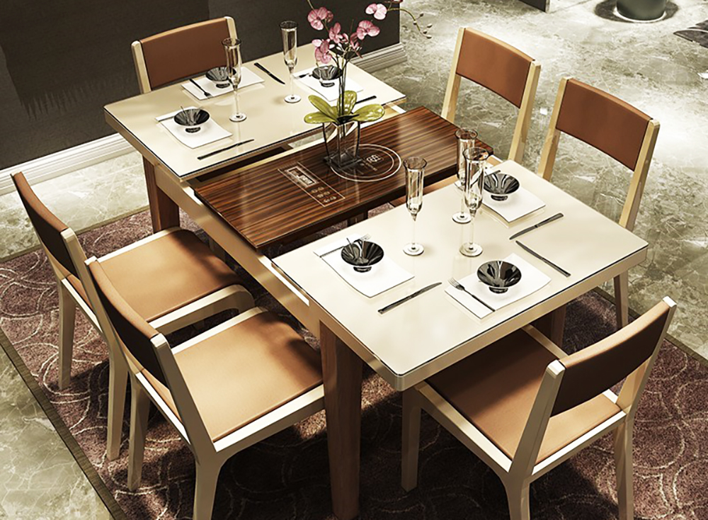 Bộ Bàn Ăn Thông Minh Hiện Đại Đá Tự Nhiên