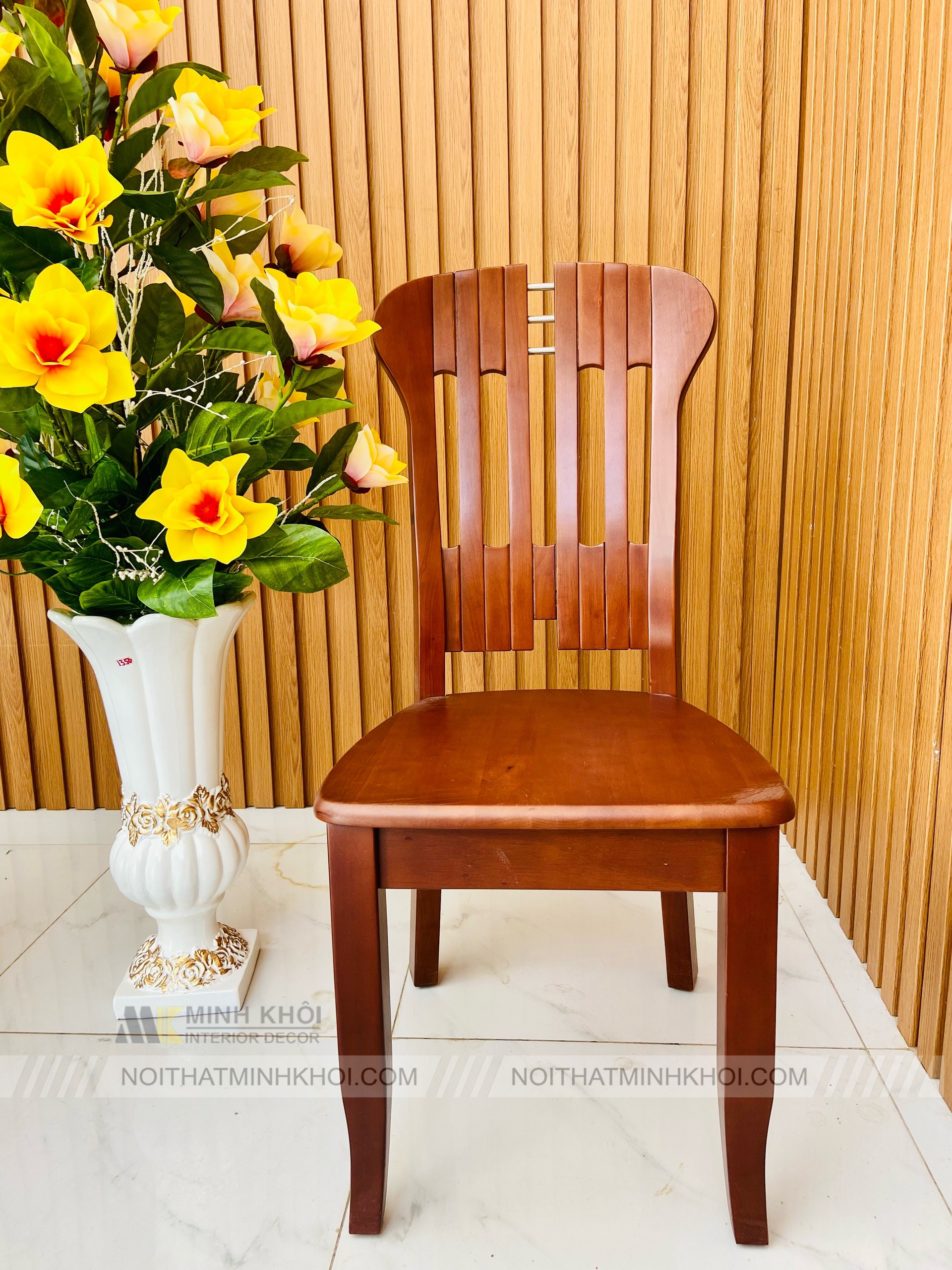 Bàn Ăn Xoan Đào Mặt Đá 8 Ghế 1m9 - BA230