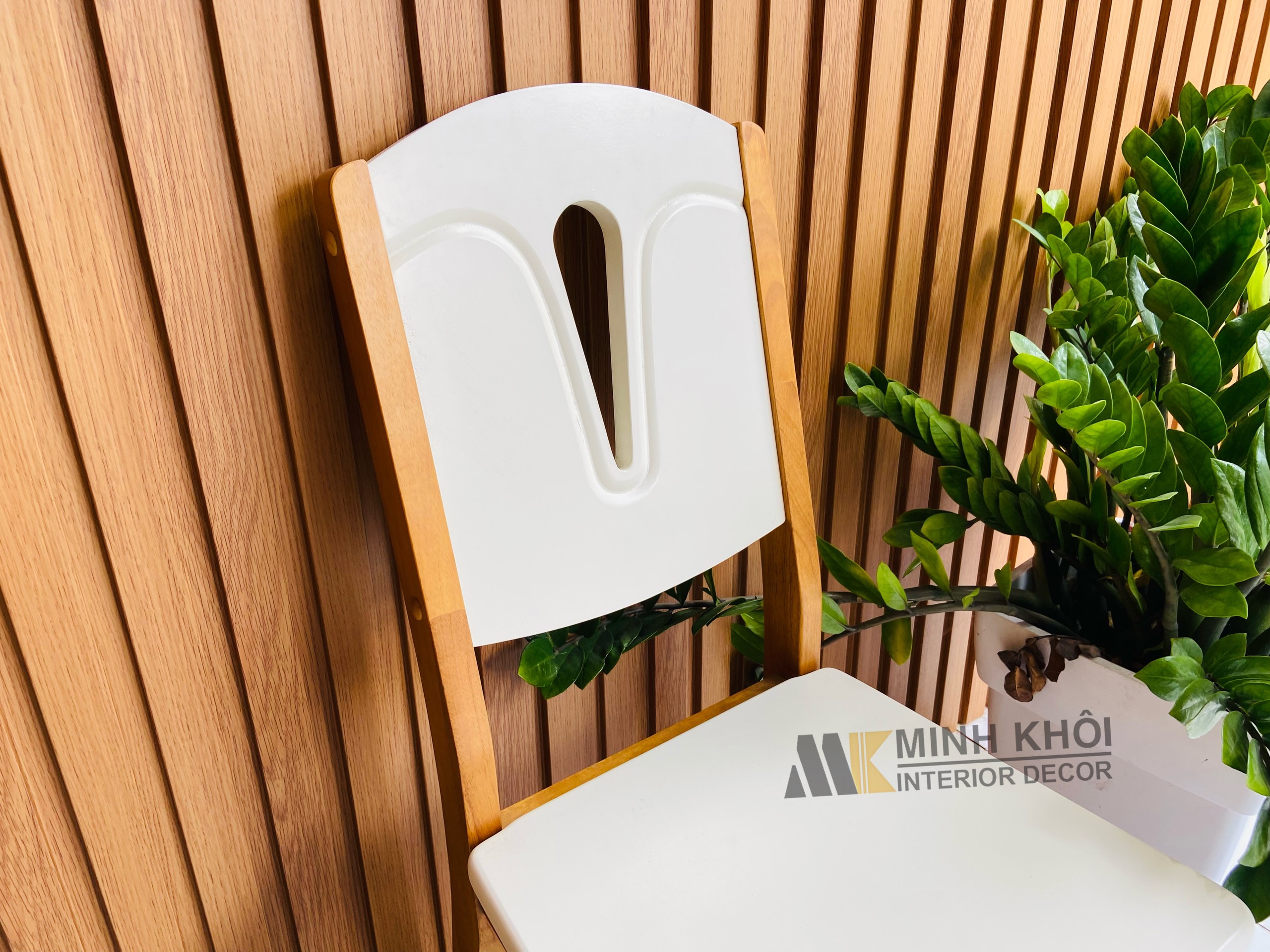 Bàn Ghế Ăn Gỗ Xoan Đào mặt đá 6 ghế màu trắng - BA222