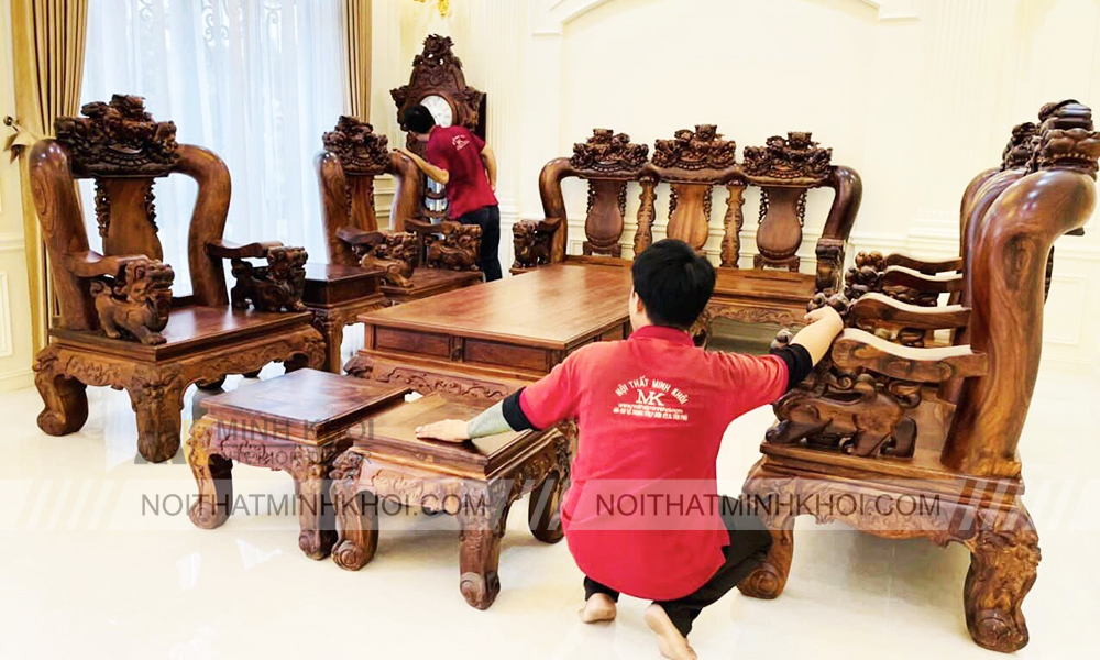 Bộ Bàn Ghế Gỗ Cẩm Lai Đẹp Đẳng Cấp