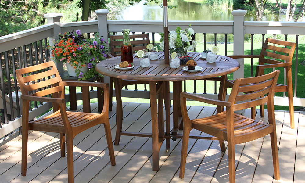 Bàn Ghế Gỗ Ngoài Trời Đẹp Sang Trọng