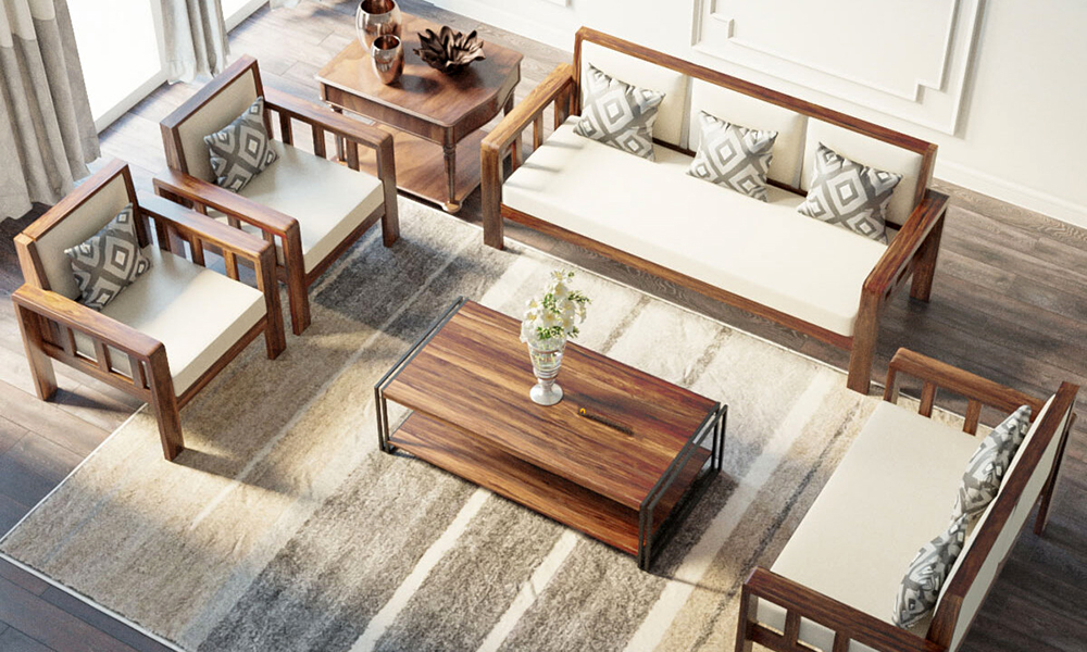 Bàn ghế gỗ phòng khách dưới 10 triệu có nên mua không?