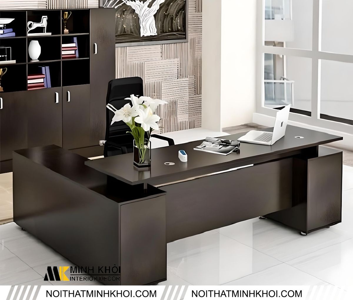 Mẫu bàn giám đốc 1m6