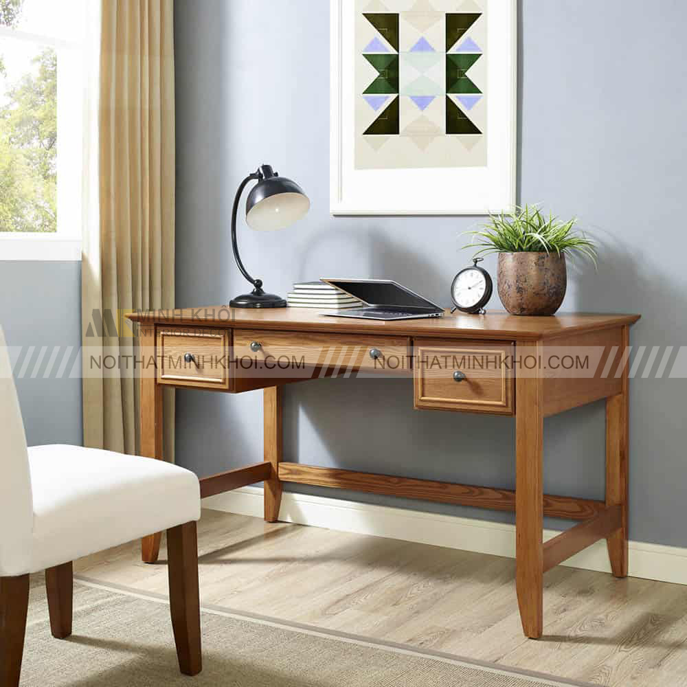 Bàn làm việc gỗ sồi