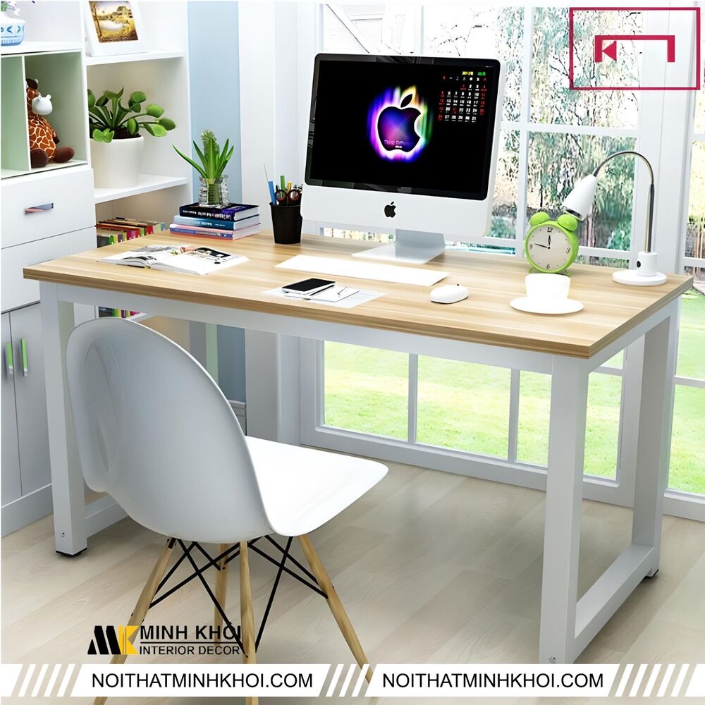 Mẫu bàn làm việc giá rẻ phong cách tối giản 2