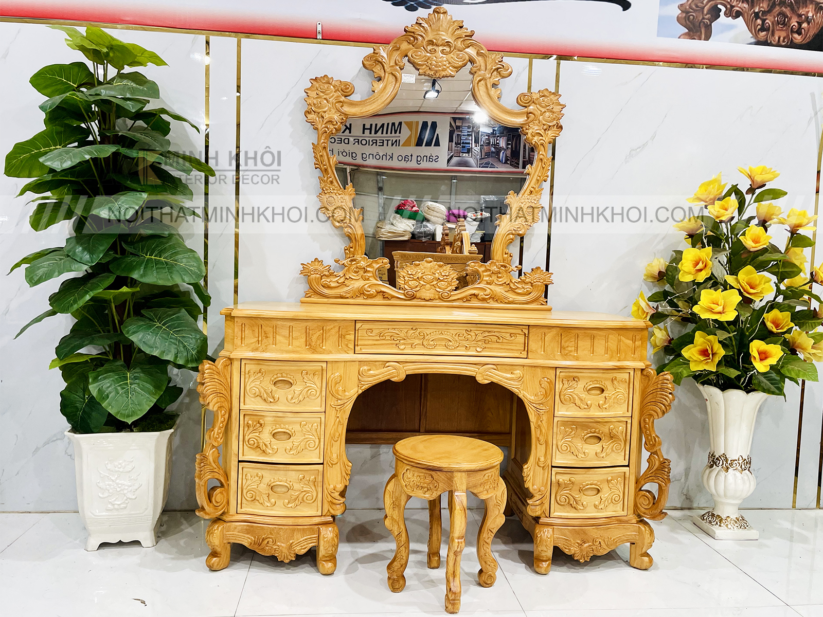 Bàn Phấn Tân Cổ Điển Hoàng Gia Cao Cấp - BTD280