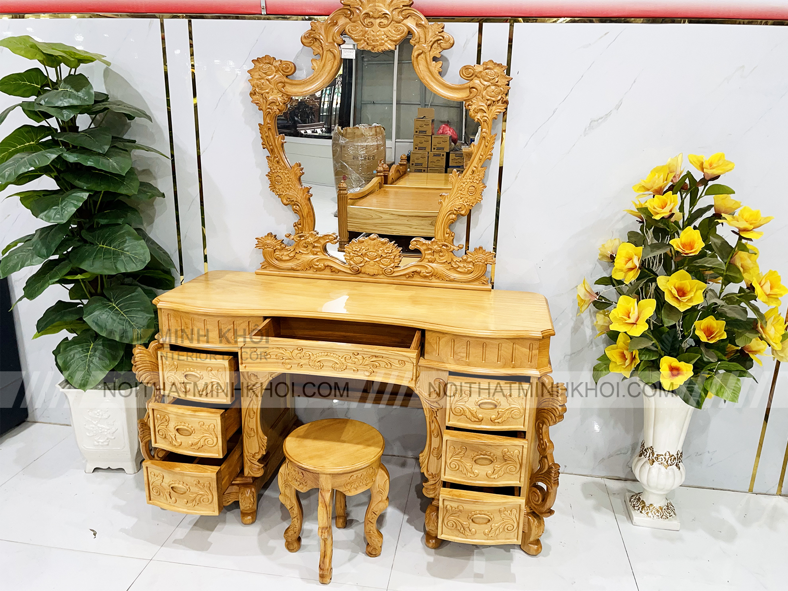 Bàn Phấn Tân Cổ Điển Hoàng Gia Cao Cấp - BTD280