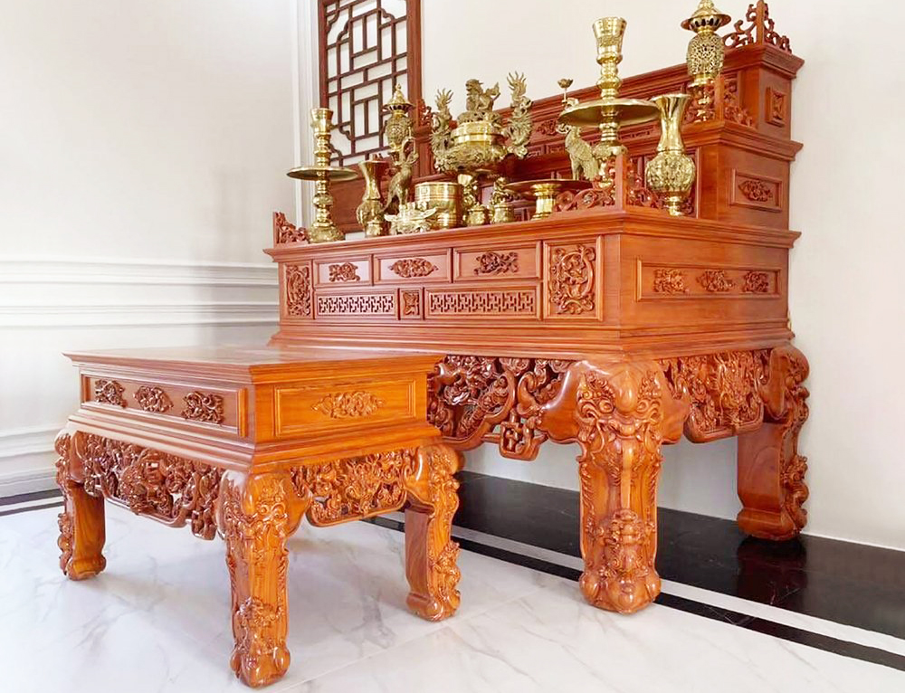 Bàn Thờ Gia Tiên Đẹp Chất Lượng