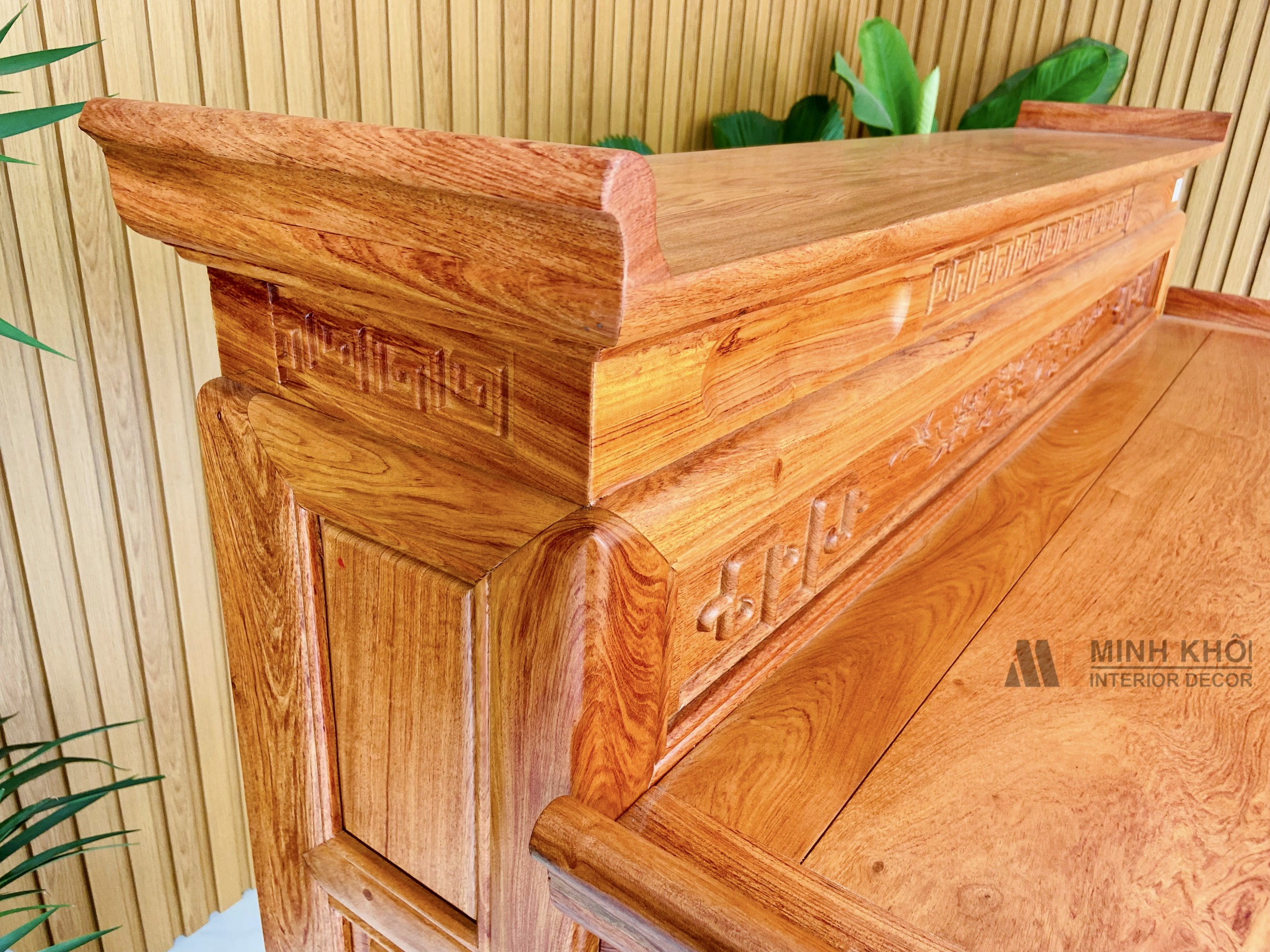 Bàn thờ gỗ Hương đá 1m53 - BT2008