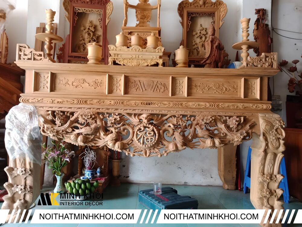Dựa vào thước lỗ ban để xác định kích thước của án gian thờ chuẩn phong thủy